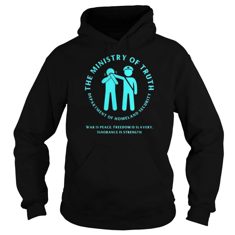 Ministry of truth disinformation governance board  Unisex Hoodie