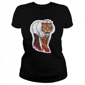 Mkupperman sexy tiger nurse  Classic Women's T-shirt