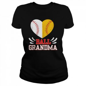 Mom Funny Baseball Ball Grandma Softball Tank ShirtTop Shirt Classic Women's T-shirt