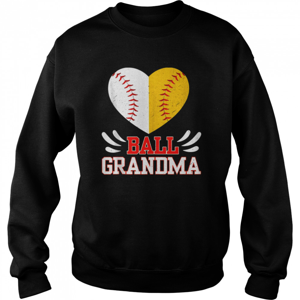 Mom Funny Baseball Ball Grandma Softball Tank ShirtTop Shirt Unisex Sweatshirt