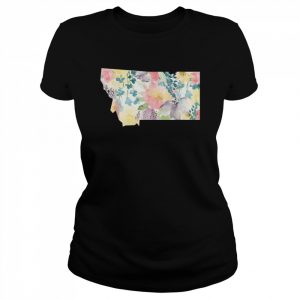 Montana Watercolor Soft Floral Shirt Classic Women's T-shirt