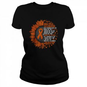 Multiple Sclerosis I’m Wonderful Me Orange Ribbon MS Fighter T-Shirt Classic Women's T-shirt