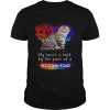 My Heart Is Held By The Paws Of A Scottish Fold Cat Shirt Classic Men's T-shirt