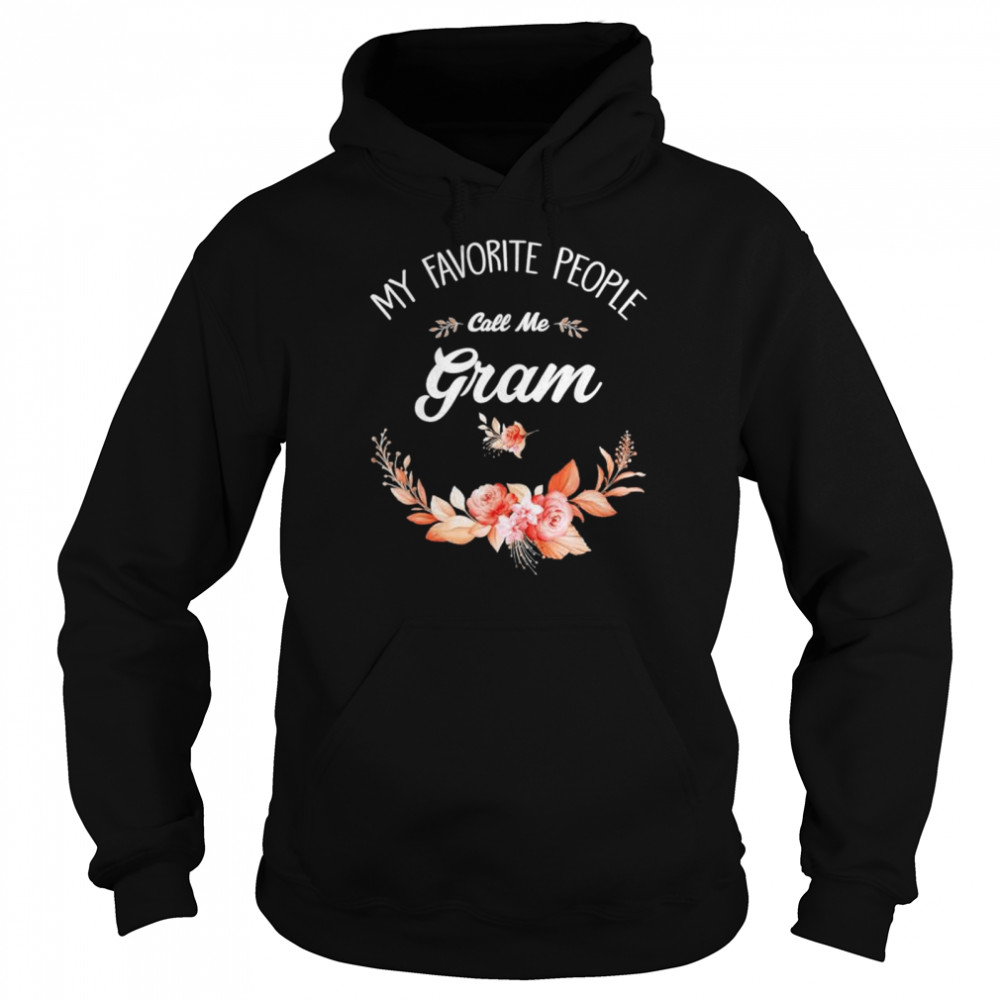 My favorite people call me gram vintage  Unisex Hoodie