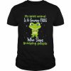 My spirit animal is a grumpy frogs who slaps annoying people  Classic Men's T-shirt