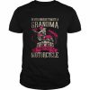 Never underestimate a Grandma who rides A Motorcycle T-Shirt Classic Men's T-shirt