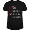 Nice Naughty Antiguan Barbudan Christmas Antigua and Barbuda Shirt Classic Men's T-shirt