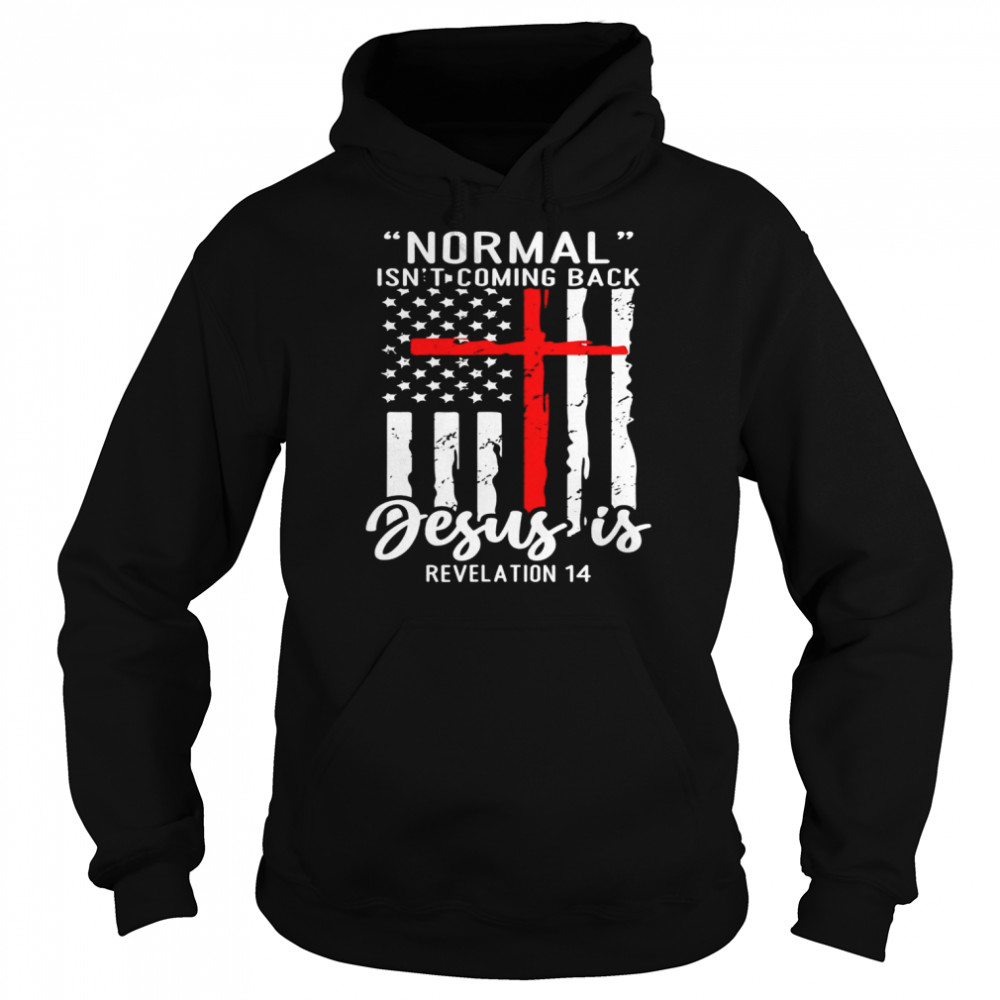 Normal Isn’t Coming Back Jesus Is Revelation 14  Unisex Hoodie