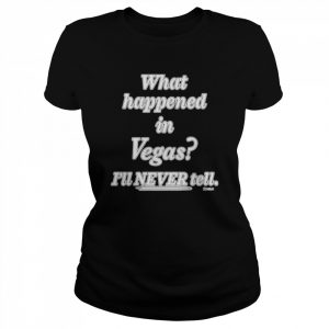 Norman what happened in vegas I’ll never tell  Classic Women's T-shirt