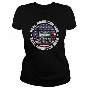 Offset Smoker 4 Juli Real American BBQ und Bier Shirt Classic Women's T-shirt