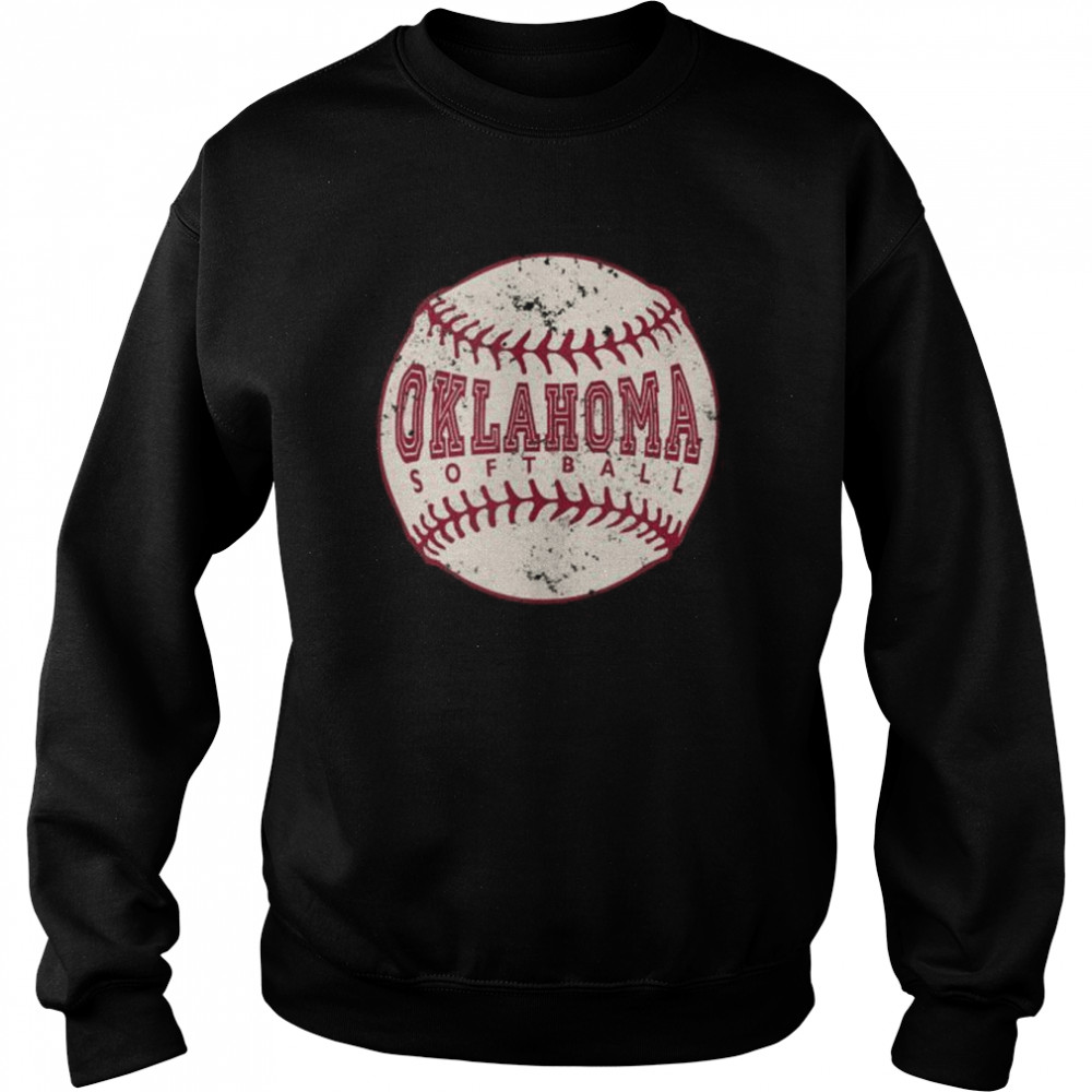 Oklahoma Softball Ball Shirt Unisex Sweatshirt