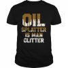 Ölspritzer ist Mann Glitter ShirtLangarm Shirt Classic Men's T-shirt