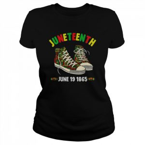 Original Juneteenth June 19 1865 Black African American Independence Shirt Classic Women's T-shirt