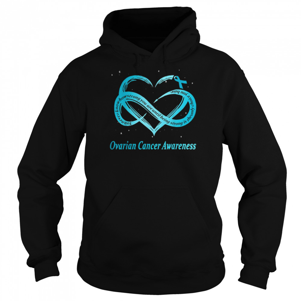 Ovarian Cancer Warrior Shirt Unisex Hoodie