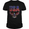 PATRIOTIC EAGLE 4TH OF JULY USA AMERICAN FLAG T-Shirt Classic Men's T-shirt