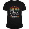 Para Off Duty Paraprofessional Sunglasses Beach Sunset T-Shirt Classic Men's T-shirt