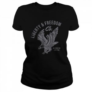 Patriotic Bald Eagle Liberty And Freedom Co Since 1776 T-Shirt Classic Women's T-shirt