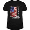 Patriotic Nurse 4th Of July American Flag Sunflower Love T-Shirt Classic Men's T-shirt