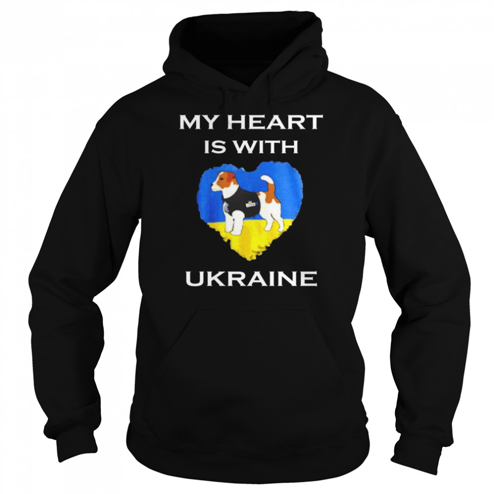 Patron dog hunting mines Ukraine  Unisex Hoodie