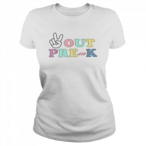 Peace Out PreK Class Of 2022 GraduationShirt Classic Women's T-shirt