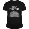 Peacock keep fighting  Classic Men's T-shirt