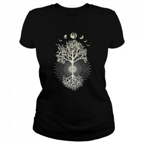 Phases of the Moon Tree of Life Mindfulness Shirt Classic Women's T-shirt