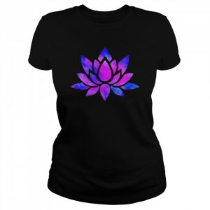 Pink and Purple Lotus Flower Shirt Classic Women's T-shirt