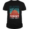 Pluto Never Forget Retro  Classic Men's T-shirt