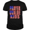 Pray for uvalde Texas kids American flag  Classic Men's T-shirt