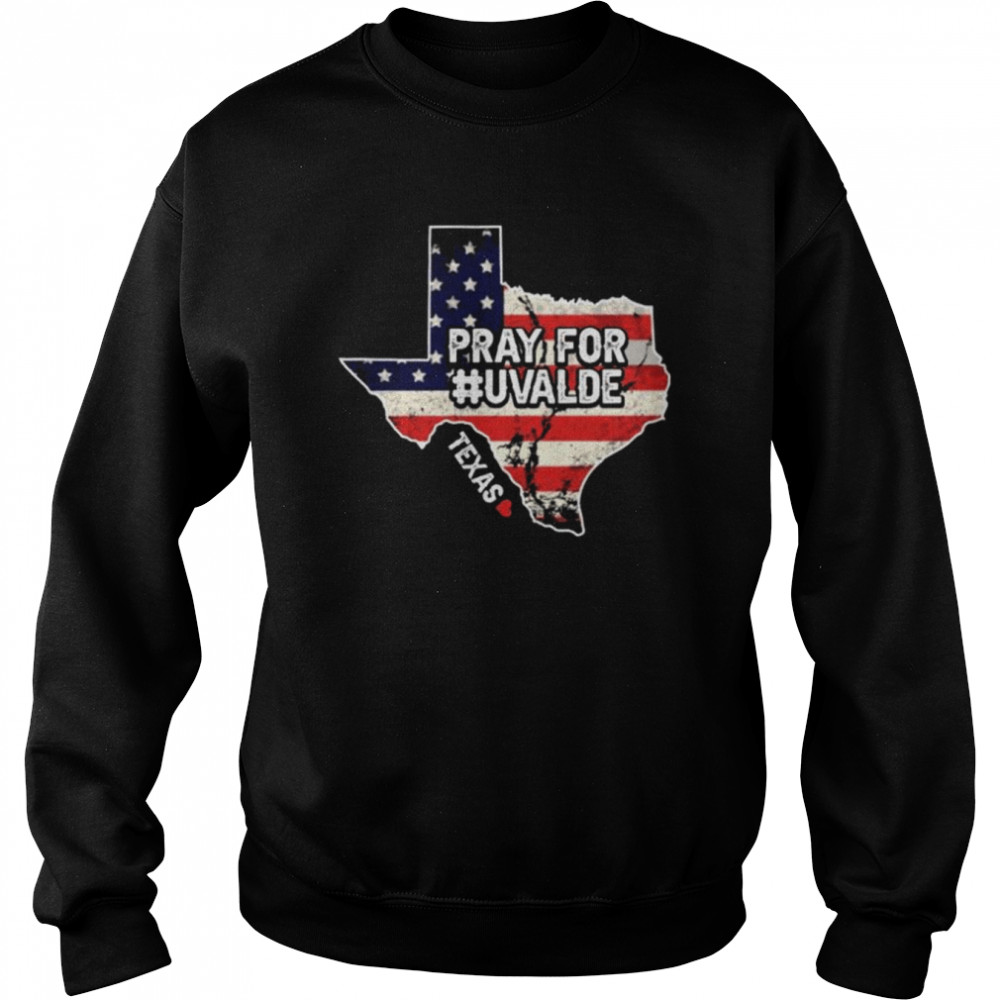 Pray for uvalde Texas strong protect kids not guns  Unisex Sweatshirt