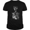 Prayer hands skeleton  Classic Men's T-shirt