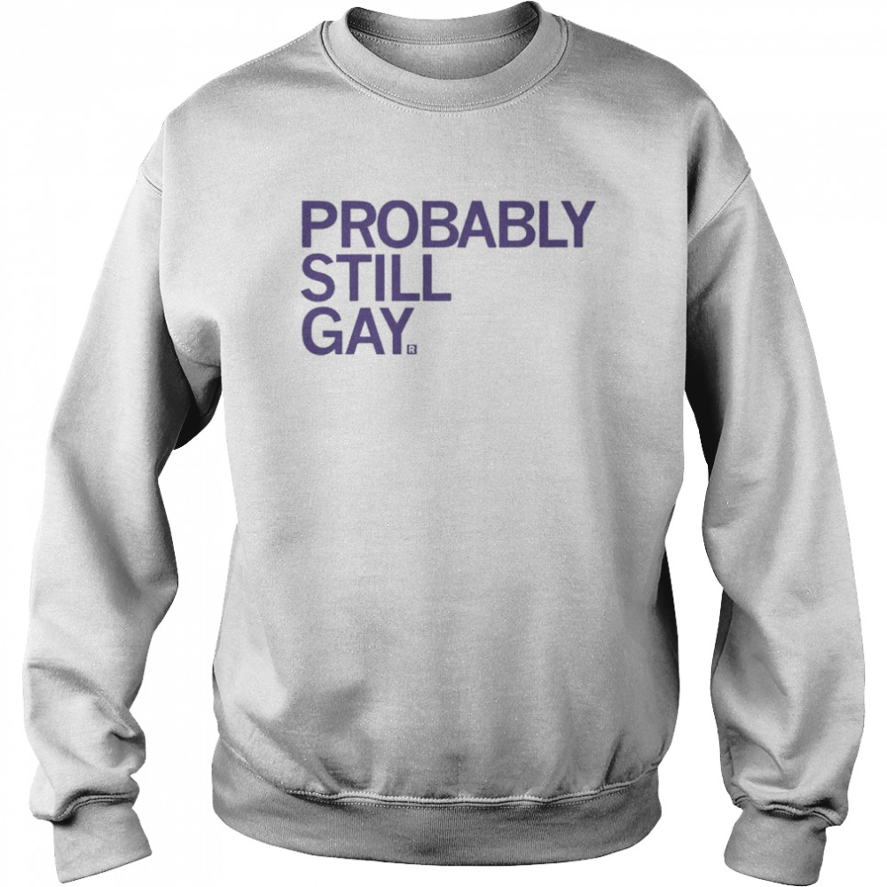 Probably Still Gay Shirt Unisex Sweatshirt