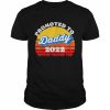 Promoted to daddy new dad retro fathers day vintage sunset  Classic Men's T-shirt