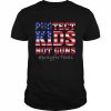 Protect Kids Not Guns, End Gun Violence American flag Shirt Classic Men's T-shirt