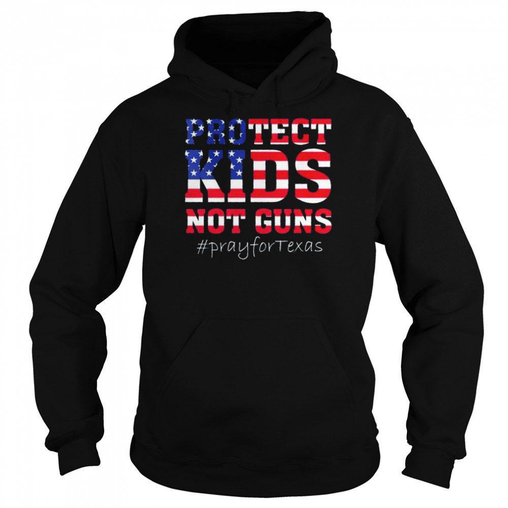 Protect Kids Not Guns, End Gun Violence American flag Shirt Unisex Hoodie