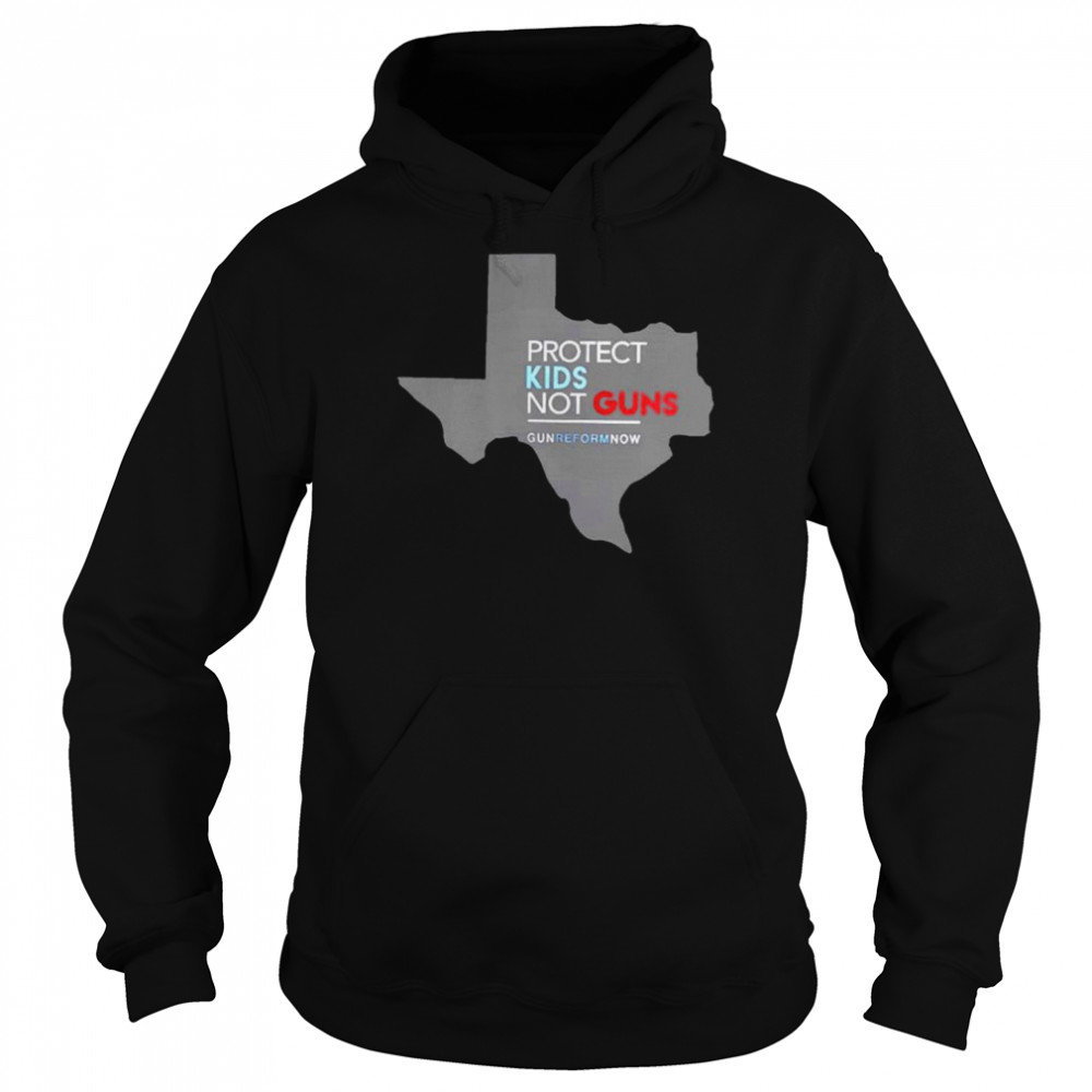 Protect Kids Not Guns Uvalde Texas Maps T-Shirt Unisex Hoodie