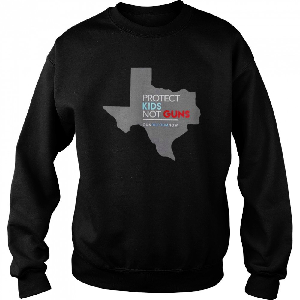 Protect Kids Not Guns Uvalde Texas Maps T-Shirt Unisex Sweatshirt