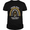 Proud Mom Of A Middle School Graduate Rainbow T-Shirt Classic Men's T-shirt