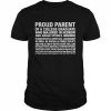 Proud Parent Of A College Graduate Who Majored In Hebrew And Judaic Studies Shirt Classic Men's T-shirt