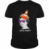 Queen Elizabeth II Let’s Party  Classic Men's T-shirt