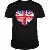 Queens Platinum Jubilee 2022 1952 Heart UK Flag Shirt Classic Men's T-shirt