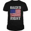 Raised Right USA Flag Apparel Shirt Classic Men's T-shirt