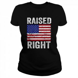 Raised Right USA Flag Apparel Shirt Classic Women's T-shirt