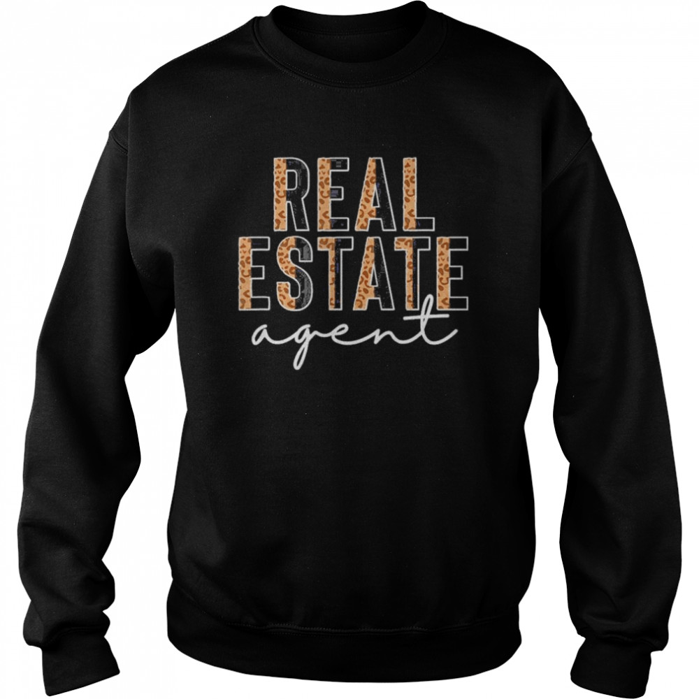 Real Estate Agent’s Cheetah Leopard Home Seller Shirt Unisex Sweatshirt