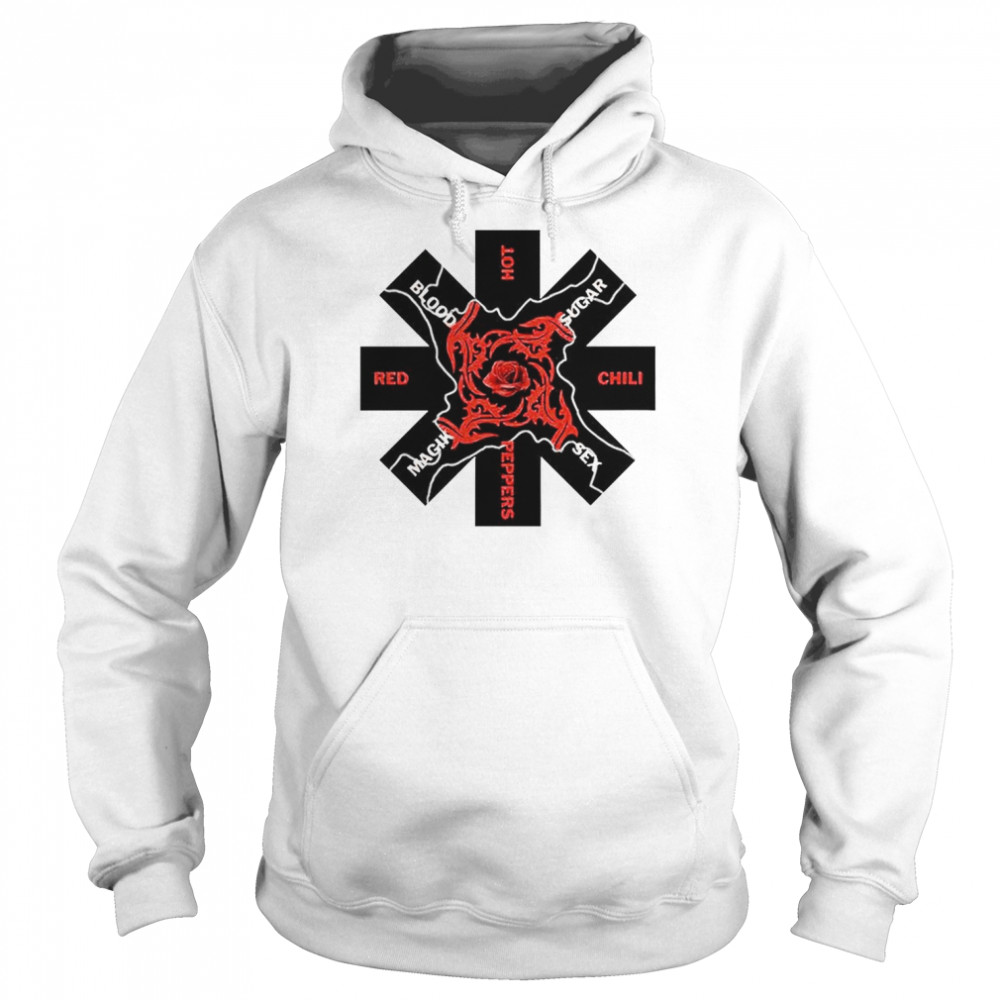 Red Hot Chili Peppers Blood Sugar Sex Magik Asterisk Grey T-Shirt Unisex Hoodie