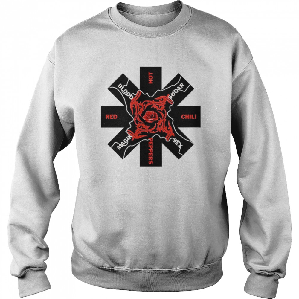 Red Hot Chili Peppers Blood Sugar Sex Magik Asterisk Grey T-Shirt Unisex Sweatshirt