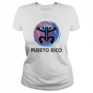 Retro Distressed Puerto Rico Coqui Frog Pink Cool Womens Shirt Classic Women's T-shirt