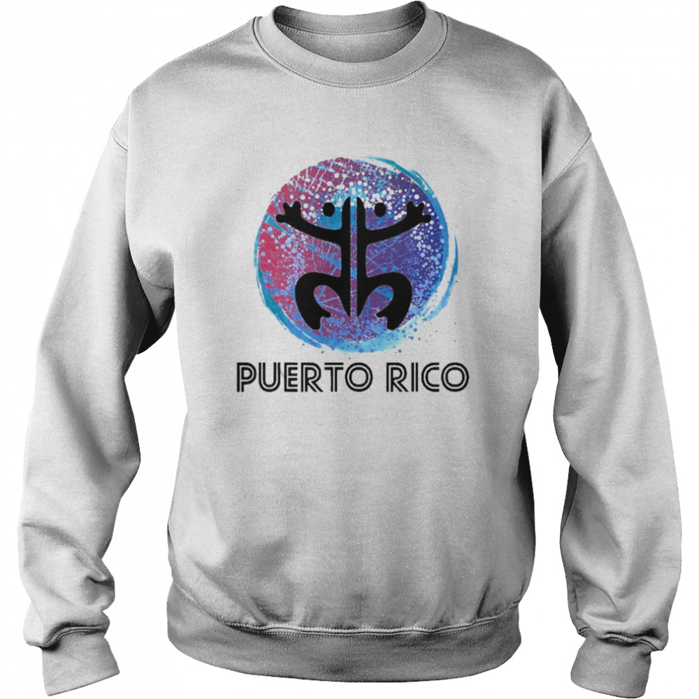 Retro Distressed Puerto Rico Coqui Frog Pink Cool Womens Shirt Unisex Sweatshirt