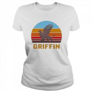 Retro Vintage Style Sunset Griffin Legendary Creature Shirt Classic Women's T-shirt