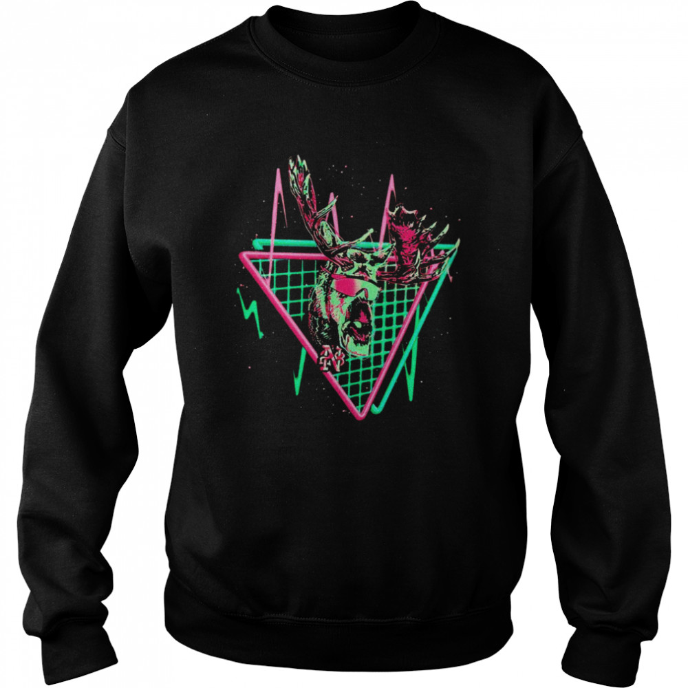 Retrowave Moose  Unisex Sweatshirt